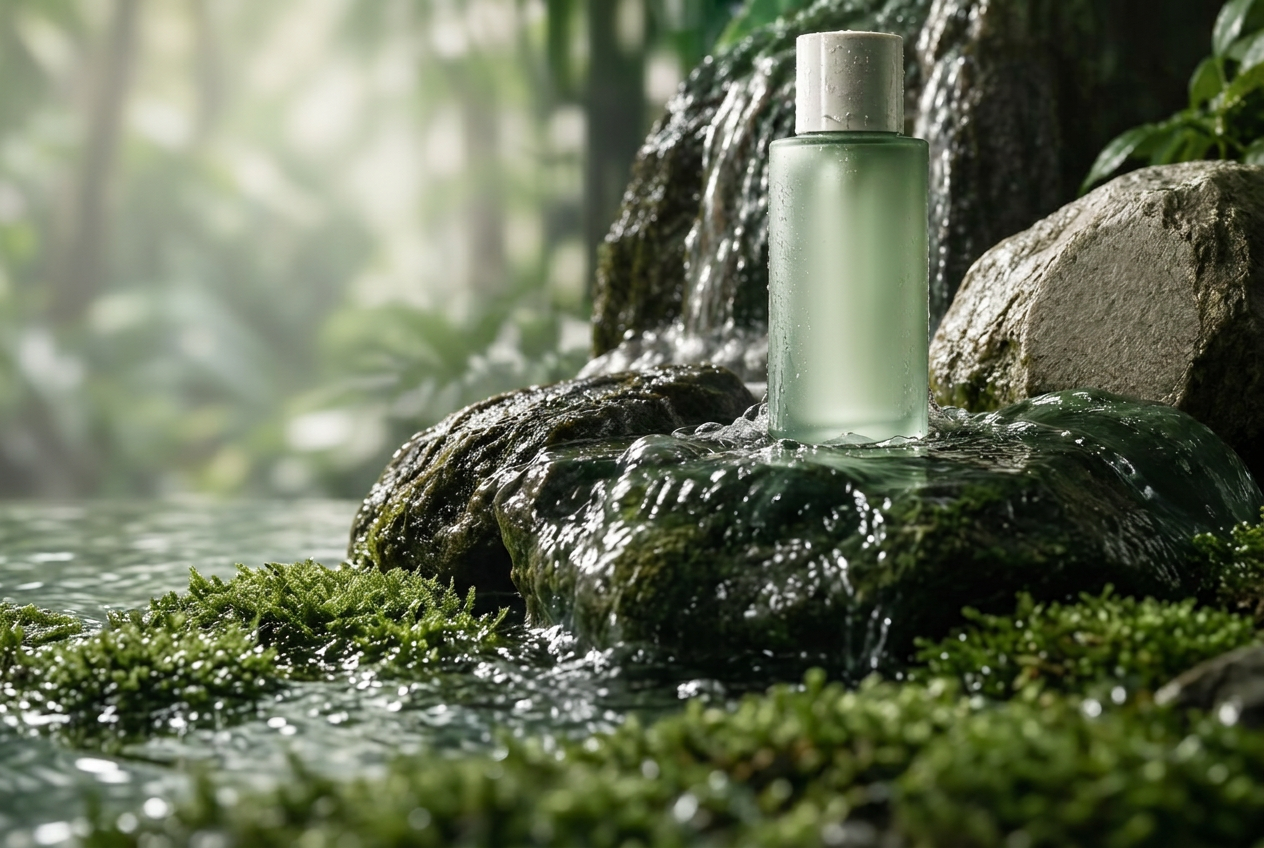Omoré high-performance skincare website concept